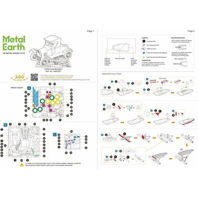 METAL EARTH 3D-Puzzle Ford Modell T Runabout 1925