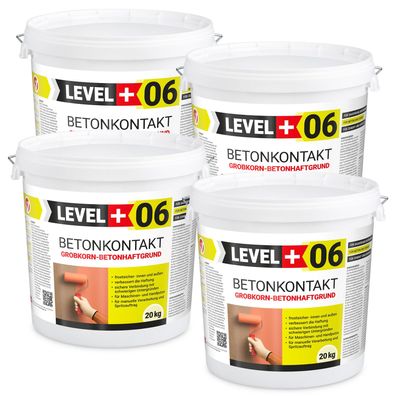 Haftgrund 80kg Profi Betonkontakt Grundierung Schnell Trocknend Innen Außen L+06