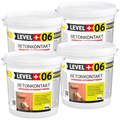 Betonkontakt 100kg Schnell Trocknend Grundierung Holz Haftgrund Innen Außen L+06