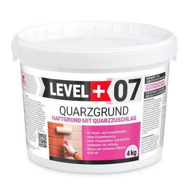 Quarzgrund 4Kg Haftgrund Putzgrund Weiß Grundierung Trenngrund Beton Holz L+07
