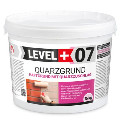 Quarzgrund 15Kg Haftgrund Putzgrund Weiß Grundierung Trenngrund Beton Holz L+07