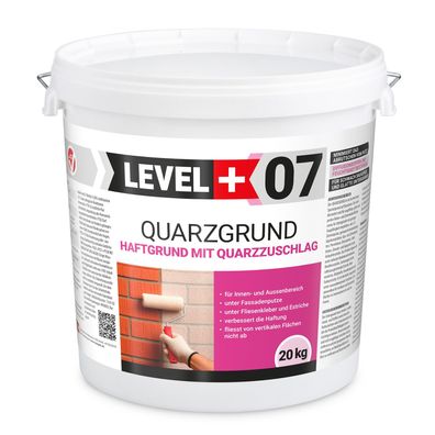 Quarzgrund 20Kg Haftgrund Putzgrund Weiß Grundierung Trenngrund Beton Holz L+07