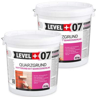 Quarzgrund 50Kg Haftgrund Putzgrund Weiß Grundierung Trenngrund Beton Holz L+07