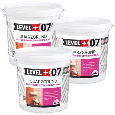 Quarzgrund 60Kg Haftgrund Putzgrund Weiß Grundierung Trenngrund Beton Holz L+07