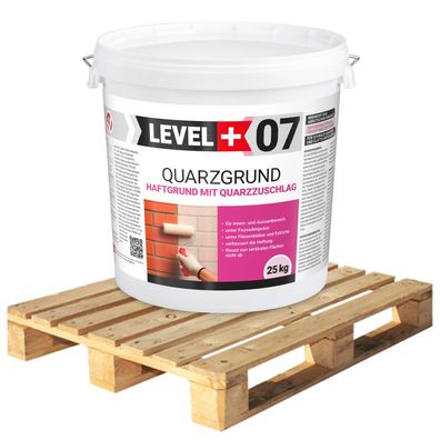 Quarzgrund Haftgrund 25Kg x24 weiße Grundierung Innen Außen Palette 600kg L+07