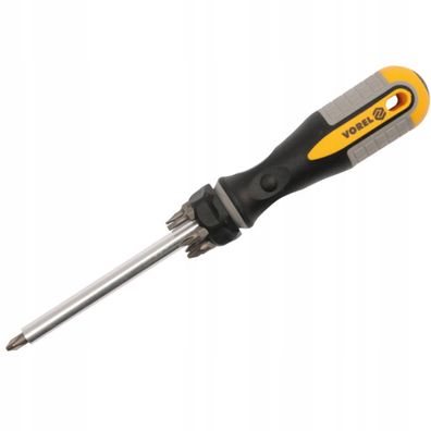 BIT Schraubendreher PH+PZ+Flach, magnetisch 7-teilig