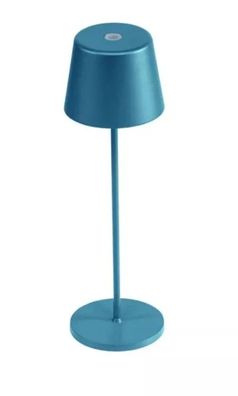 Kettler Kettlight SMOOTH Tischleuchte Ø11,2cm, Höhe 36,5cm, matt blau