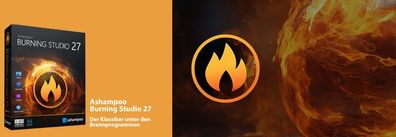Ashampoo Burning Studio 27 - Brennprogramm für CD und DVD - PC Downloadversion