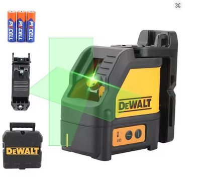 DEWALT DW088CG Kreuzlinienlaser grün selbstnivellierend 30 m horizontal & vertikal