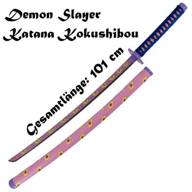 NEU Samurai Demon Slayer Katana Schwert 101cm groß für Cosplay Sammler Japan Fan