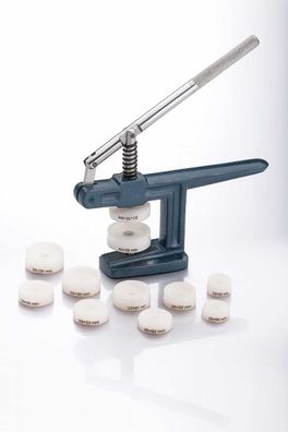 Gehäuseschließer Einpresswerkzeug für Armbanduhrengehäuse und Gläser Pressstock