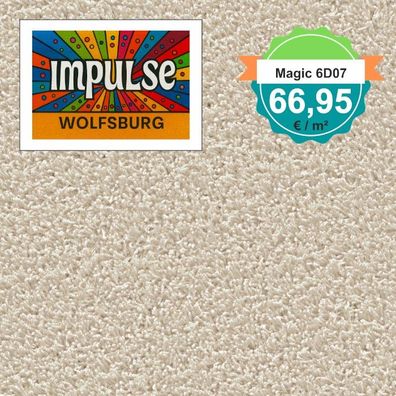 Vorwerk Magic 6D07 Teppichboden Velours 4 m breit - ab 5 m² versandkostenfrei