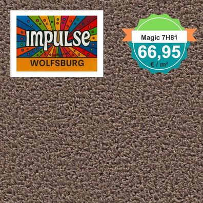 Vorwerk Magic 7H81 Teppichboden Velours 4 m breit - ab 5 m² versandkostenfrei