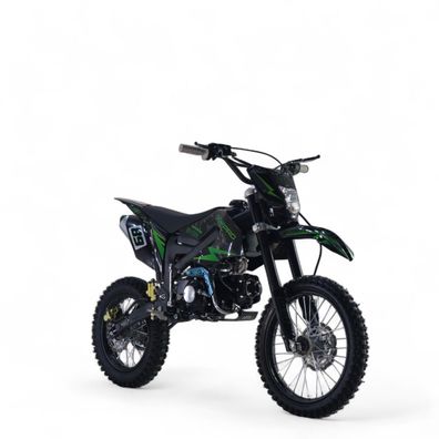 KXD 612 E+K 17" 14" Dirt Bike Cross Bike Motor bike 125cc Modell (Elektr./Kickst)