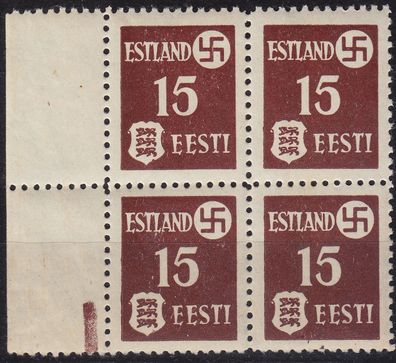 Estland Estonia [Besetzung] MiNr 0001 y ( * */mnh ) [01] 4er