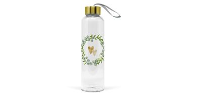 ppd Paperproducts Design Bottle Glasflasche 500 ml Two Hearts