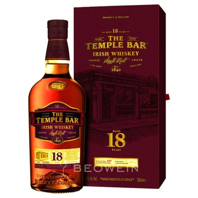 The Temple Bar Single Malt 18 Jahre 0,7 l - Irish Whiskey