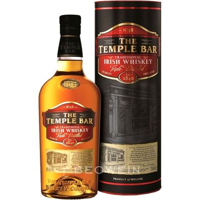 The Temple Bar Traditional Irish Whiskey 0,7 l