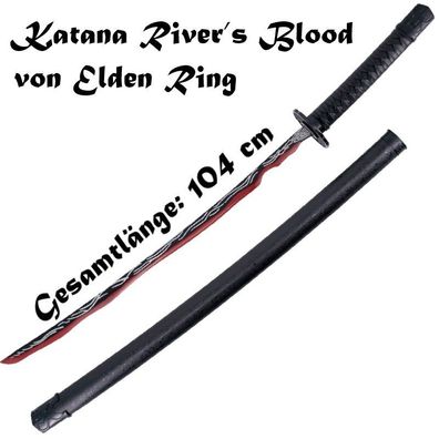 NEU Samurai Katana Schwert 104cm groß für Cosplay Sammler Japan Otaku LARP Fans