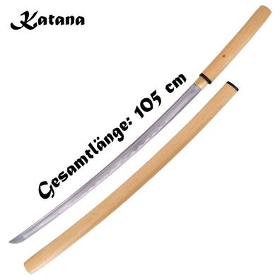 NEU Samurai Holz Katana Schwert 105cm groß für Cosplay Sammler Japan Fans LARP