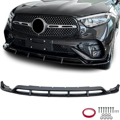 Frontspoiler Lippe Schwarz Glanz passt für Mercedes GLC X254 C524 ab 2023