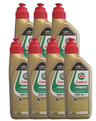 Castrol Power 1 10W-40 4T API SN JASO MA-2 7x1 Liter