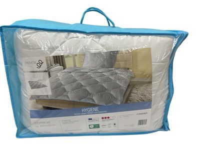 Mikrofaser Steppdecke 200x200cm Hygiene Öko-Tex 100 Standard Wellness