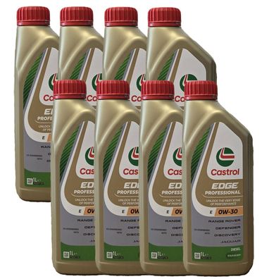 Castrol EDGE Professional E 0W-30 STJLR.03.5007 8x1 Liter Motoröl