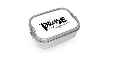 ppd Paperproducts Design Steel Lunchbox Pause - später geht´s weiter