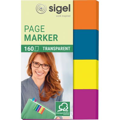 Sigel Haftmarker Folie 50x80mm HN614