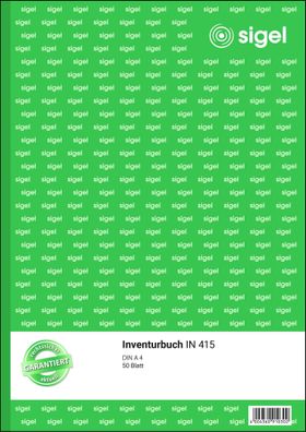 Sigel Inventurbuch A4 50Bl IN415