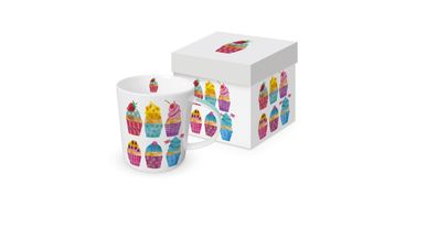 ppd Paperproducts Design Trend Mug in Geschenkbox Cupcake Collage