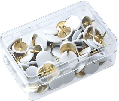 Alco Reißnagel SUN 9,5mm 100St ws plastiküberzogen Plastikdose