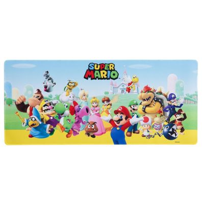 Super Mario Schreibtischunterlage – XL Mousepad & Schreibtischmatte 78x34 cm für