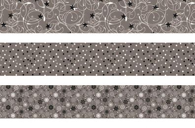 Faltstreifen-Set für Fröbelsterne 1 x 30 cm 15 x 45 cm Papier silber