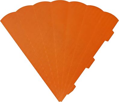 HEYDA 204870085 Schultüten-Zuschnitt 69 cm orange