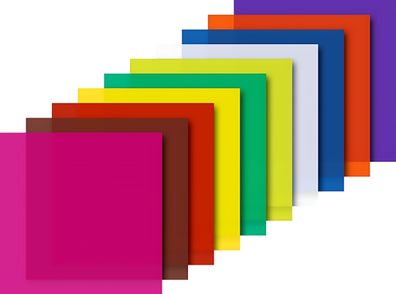 HEYDA 204875515 Faltblätter transparent 15 x 15 cm Transparentpapier