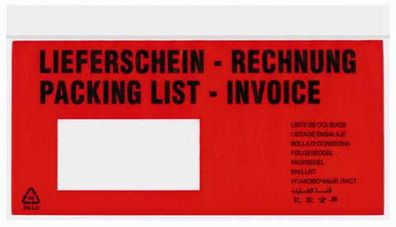 Veloflex TURA-Taschen 10spr. Lieferschein