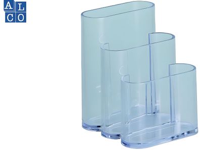 Utensilienbox, Kunststoff, 3 Fächer für Stifte & Utensilien, (L/B/H) 90/115/115 mm