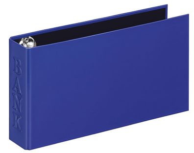 Veloflex Bankordner A6 quer Classic blau 2-R-Combi 30mm