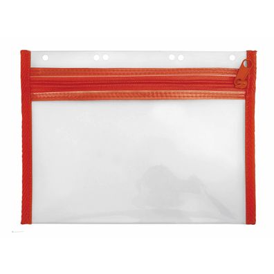 Veloflex Velobag XXS Reißverschl. Tasche A5 rot m. Timerlochung