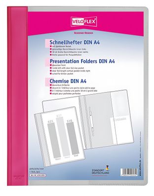 Veloflex Schnellhefter A4 pink
