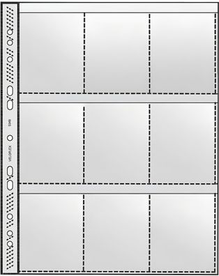Veloflex PP Sammelhülle A4, 9 Taschen