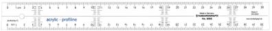 Standardgraph Holzlineal - 50 cm