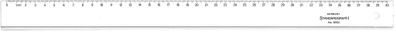 Standardgraph Lineal für Büro und Ausbildung 40 cm glasklar