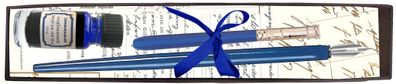 Standardgraph Kalligraphie-Set COMBI blau, Halter+Verlängerer+Tinte