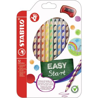 Stabilo EASYcolors R 12er Etui mit Spitzer