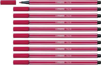 Stabilo Pen 68 dunkelrot 4006381333337