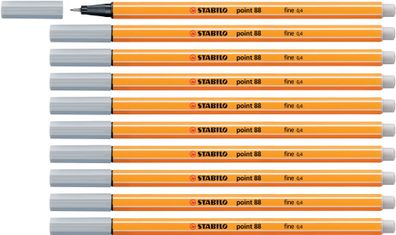 Stabilo point 88 hellgrau 4006381333979