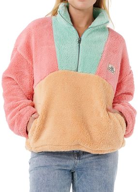 RIP CURL Women Fleece Block Party Polar pink